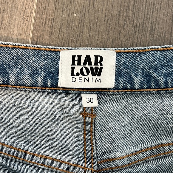 Harlow Denim Light Blue Straight Jeans - Picture 3 of 4